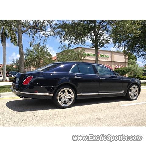 Bentley Mulsanne spotted in Fort Lauderdale, Florida