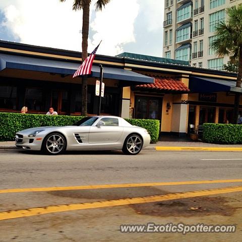 Mercedes SLS AMG spotted in Fort Lauderdale, Florida