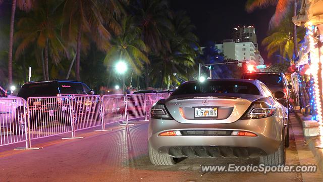 Mercedes SLR spotted in Miami, Florida