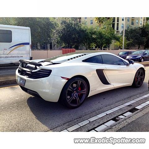 Mclaren MP4-12C spotted in Fort Lauderdale, Florida