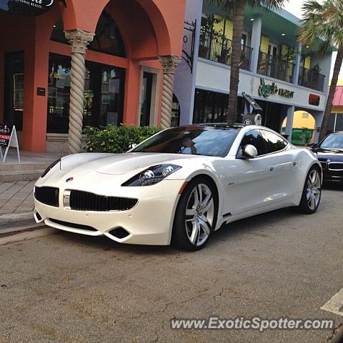 Fisker Karma spotted in Fort Lauderdale, Florida