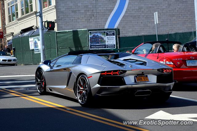 Lamborghini Aventador spotted in Greenwich, Connecticut