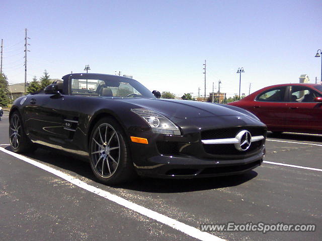 Mercedes SLS AMG spotted in Indianapolis, Indiana