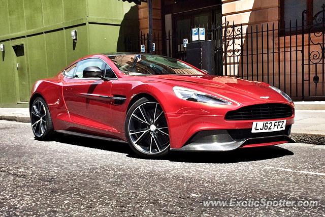 Aston Martin Vanquish spotted in London, United Kingdom