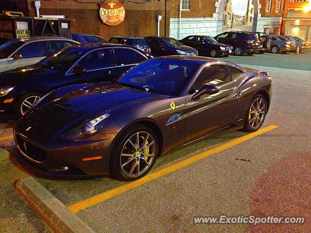 Ferrari California spotted in Washington, D.C., Virginia