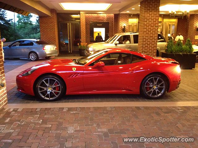 Ferrari California spotted in Washington, D.C., Virginia