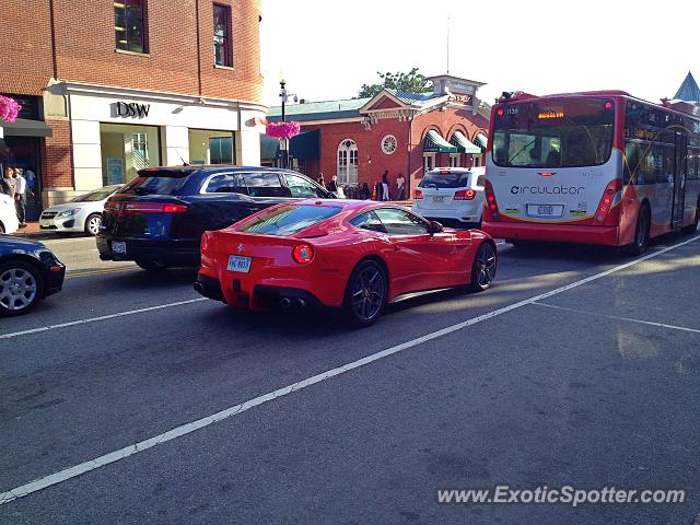 Ferrari F12 spotted in Washington, D.C., Virginia