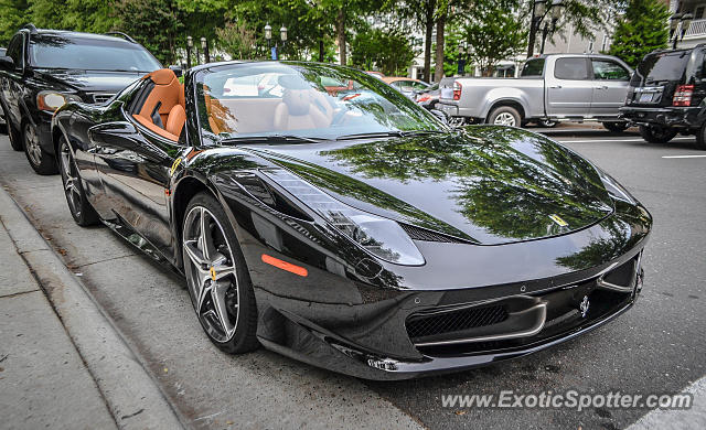 Ferrari 458 Italia spotted in Charlotte, North Carolina