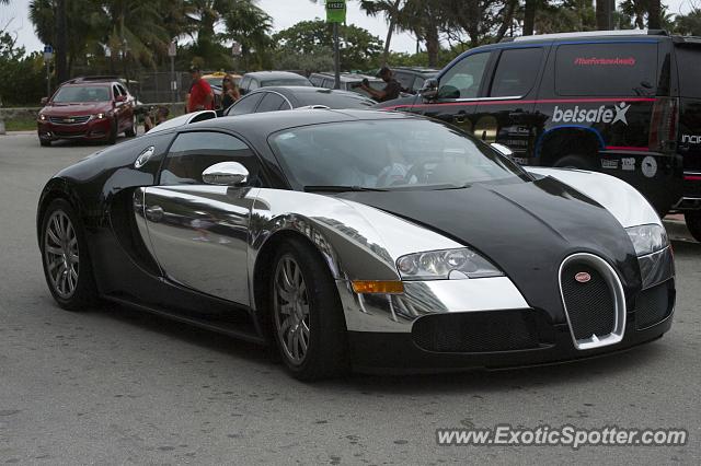 Bugatti Veyron spotted in Miami, Florida