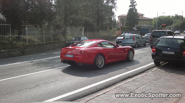 Ferrari 599GTB spotted in Bergamo, Italy