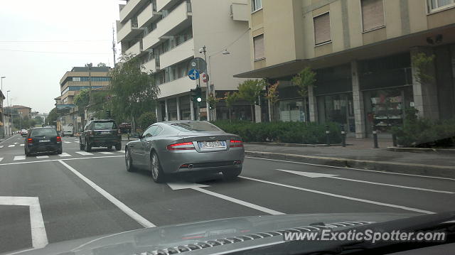 Aston Martin DB9 spotted in Bergamo, Italy