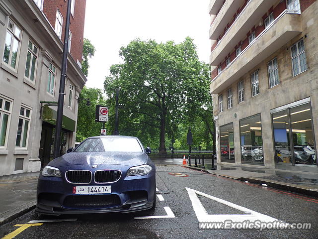 BMW M5 spotted in London, United Kingdom