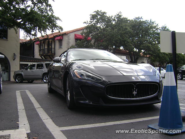 Maserati GranCabrio spotted in Dallas, Texas