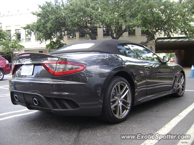 Maserati GranCabrio spotted in Dallas, Texas