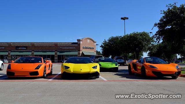 Lamborghini Aventador spotted in Dallas, Texas