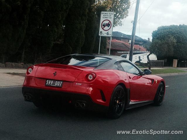 Ferrari 599GTO spotted in Melbourne, Australia