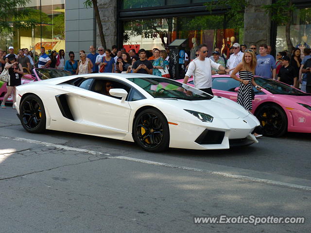 Lamborghini Aventador spotted in Montreal, Canada