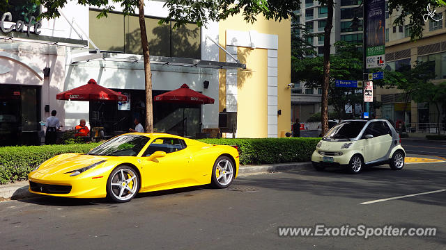 Ferrari 458 Italia spotted in Taguig City, Philippines