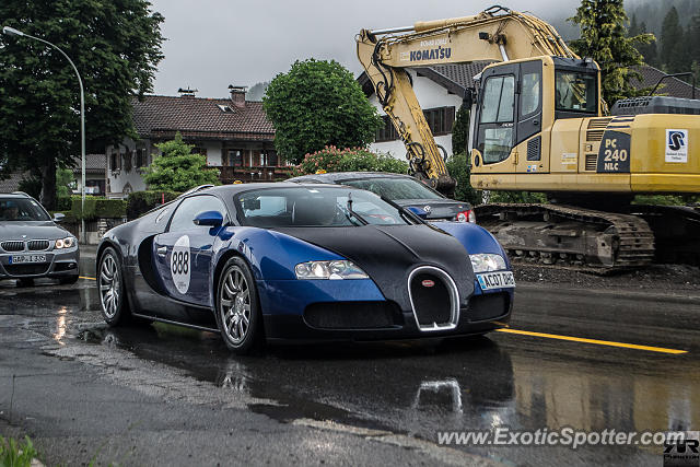 Bugatti Veyron spotted in Garmisch, Germany