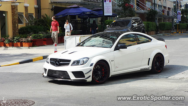 Mercedes C63 AMG Black Series spotted in Taguig City, Philippines