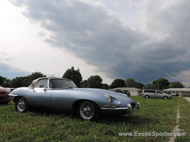 Jaguar E-Type spotted in Indianapolis, Indiana