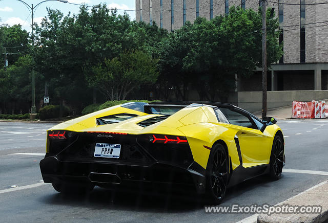 Lamborghini Aventador spotted in Dallas, Texas