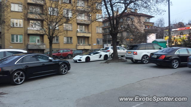 Lamborghini Aventador spotted in Sofia, Bulgaria