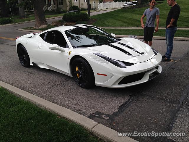 Ferrari 458 Italia spotted in Cincinnati, Ohio