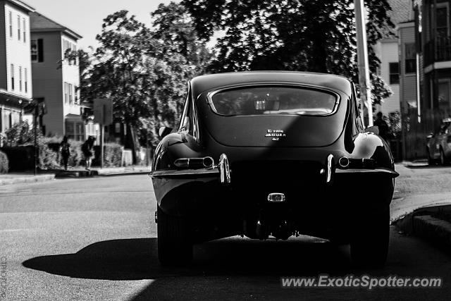 Jaguar E-Type spotted in Worcester, Massachusetts