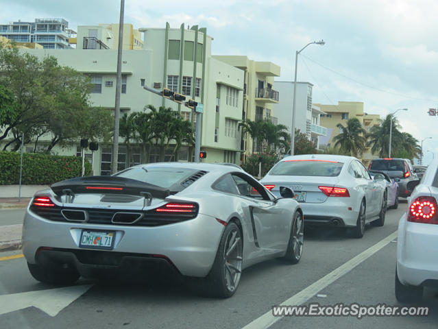 Mclaren MP4-12C spotted in Miami Beach, Florida