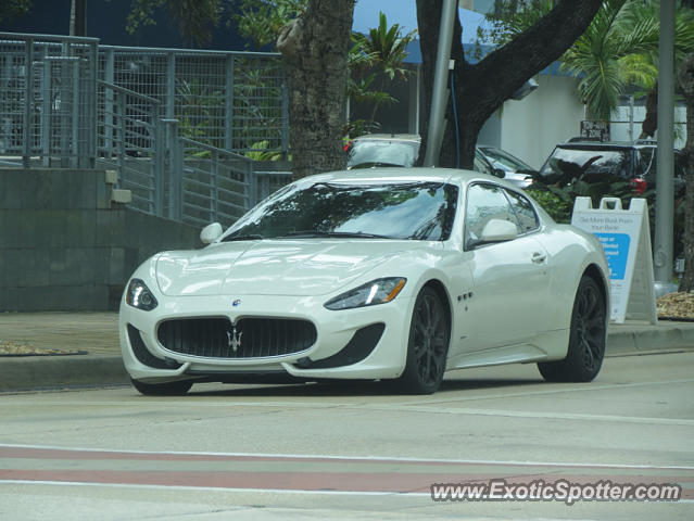 Maserati GranTurismo spotted in Miami, Florida