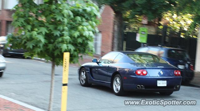 Ferrari 456 spotted in Washington D.C., Virginia