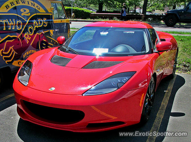 Lotus Evora spotted in Greenwich, Connecticut