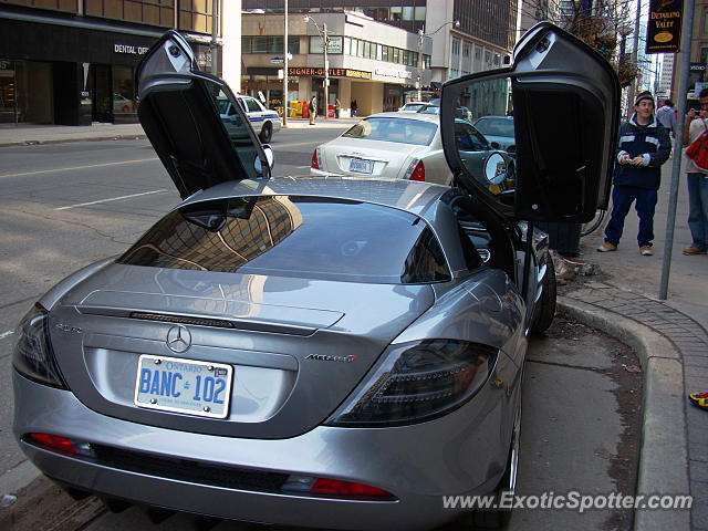 Mercedes SLR spotted in Toronto, Ontario, Canada