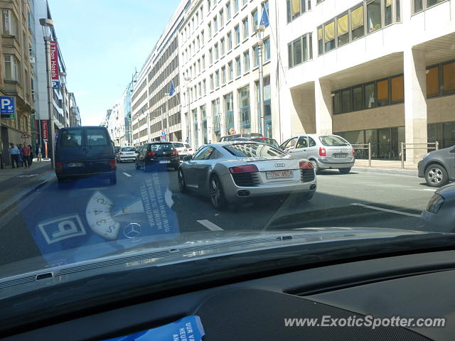 Audi R8 spotted in Brussels, Belgium