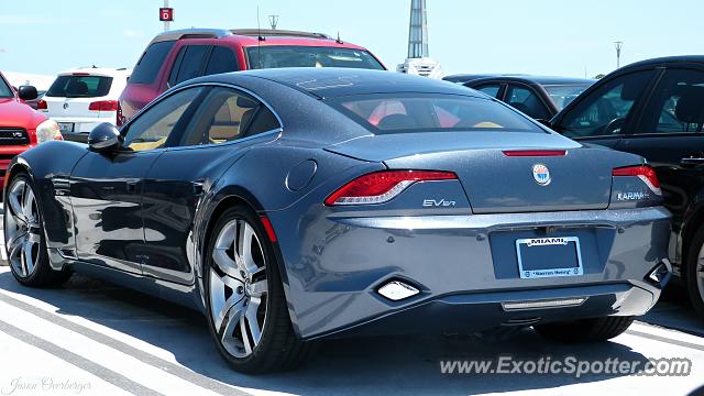 Fisker Karma spotted in Bal Harbour, Florida