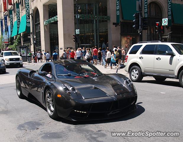 Pagani Huayra spotted in Montreal, Canada