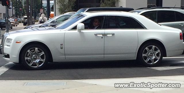 Rolls Royce Ghost spotted in Beverly hills, California
