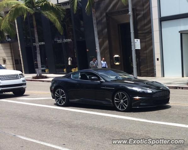 Aston Martin DBS spotted in Beverly hills, California