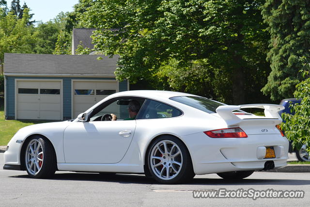 Porsche 911 GT3 spotted in Bushnell's Basin, New York