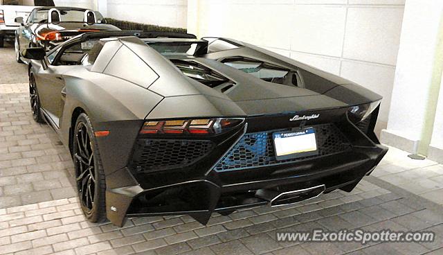 Lamborghini Aventador spotted in Atlantic City, New Jersey