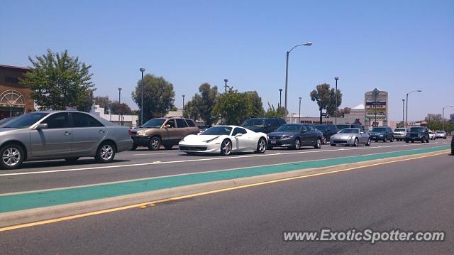 Ferrari 458 Italia spotted in Rowland Heights, California