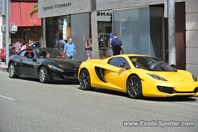Mclaren MP4-12C spotted in Beverly Hills, California