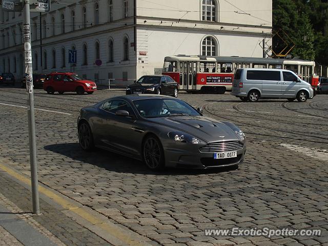 Aston Martin DBS spotted in Prague, Czech Republic