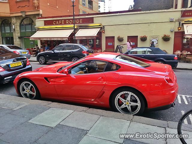 Ferrari 599GTB spotted in London, United Kingdom