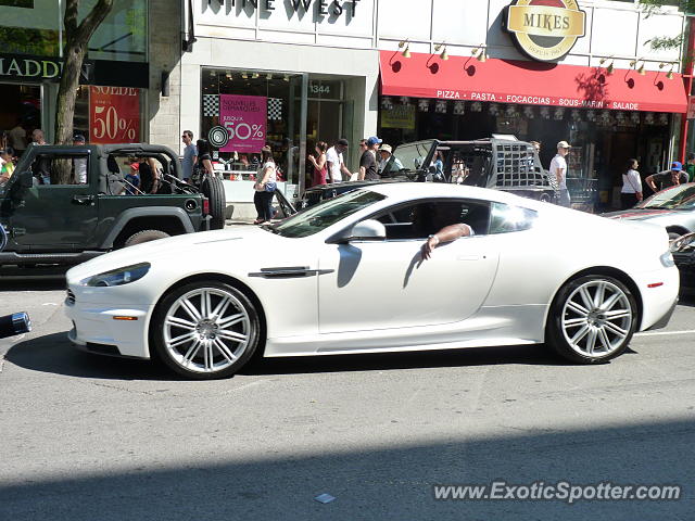 Aston Martin DBS spotted in Montreal, Canada