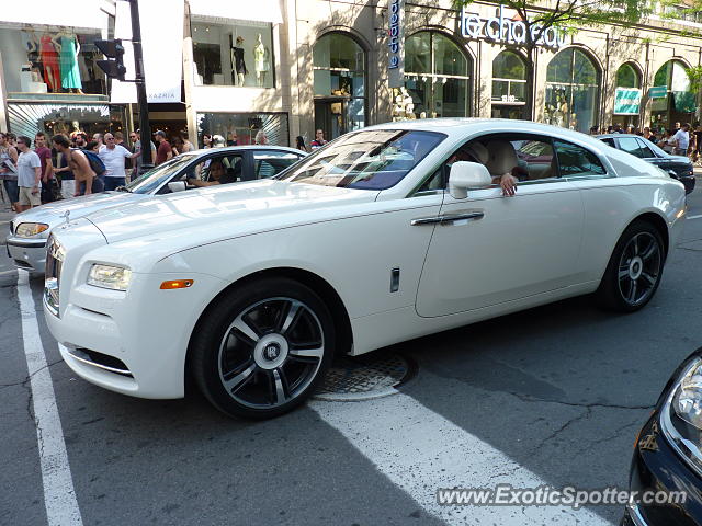 Rolls Royce Wraith spotted in Montreal, Canada