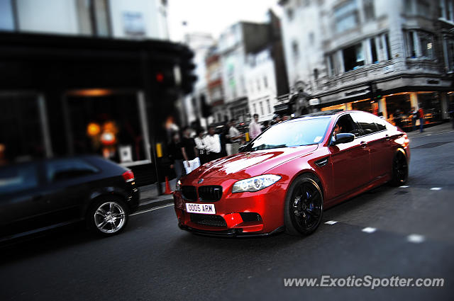 BMW M5 spotted in London, United Kingdom