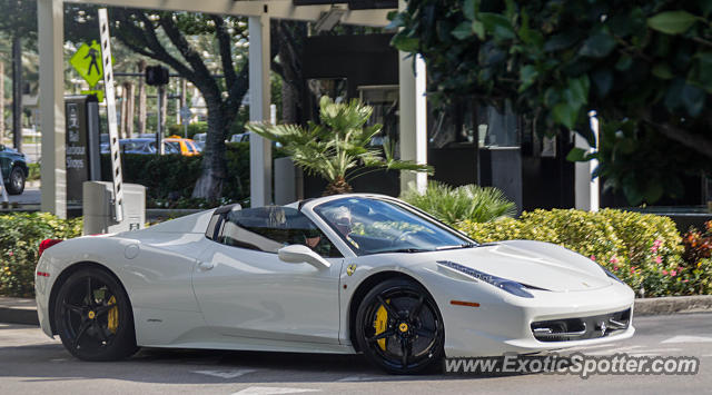 Ferrari 458 Italia spotted in Bal Harbor, Florida