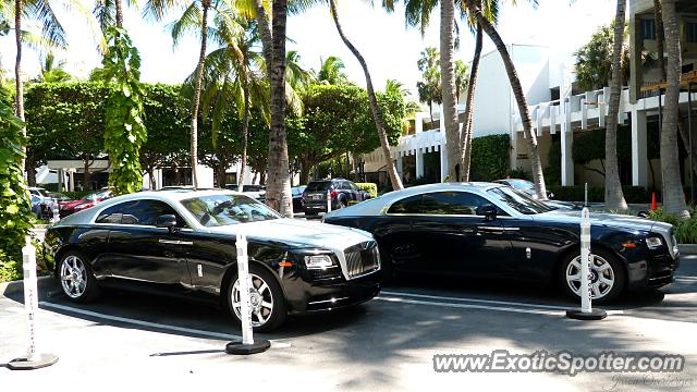 Rolls Royce Wraith spotted in Bal Harbour, Florida